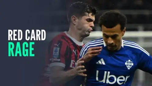 Former Tottenham star Dele Alli destroyed by Cesc Fabregas after red card 10 minutes into Serie A debut