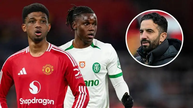 Man Utd boss Ruben Amorim changes Amad Diallo position after Geovany Quenda blow Amad Diallo, Geovany Quenda and Ruben Amorim - copyright TEAMtalk