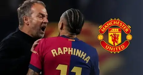 Man Utd lifted in Raphinha chase after double Barcelona bust-up heightens exit speculation