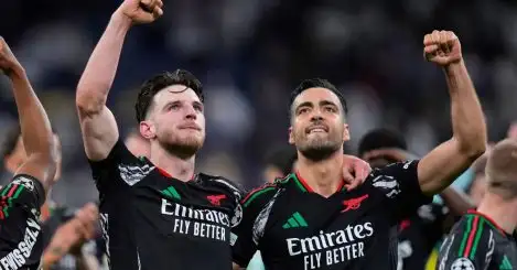 Declan Rice, Mikel Arteta react as Arsenal sink Real Madrid with incredible Champions League display