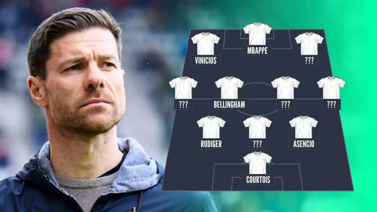 The stunning Real Madrid XI for Xabi Alonso with Alexander-Arnold first of five new signings