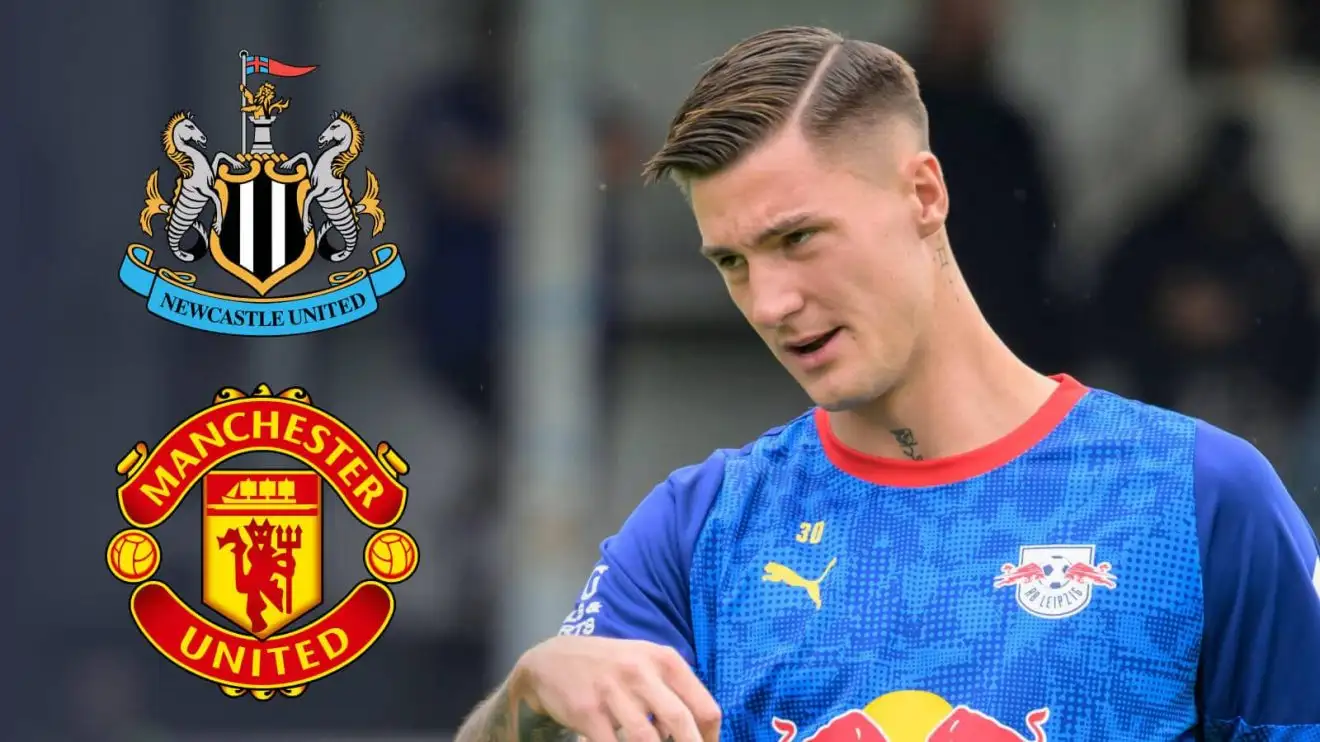 Benjamin Sesko: Man Utd are striker's 'first choice' as agent reveals two ways they can beat Newcastle