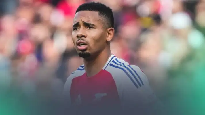 Gabriel Jesus in Arsenal kit