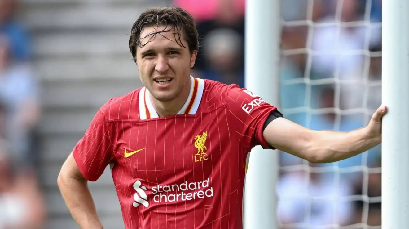 Liverpool winger Federico Chiesa Liverpool winger Federico Chiesa