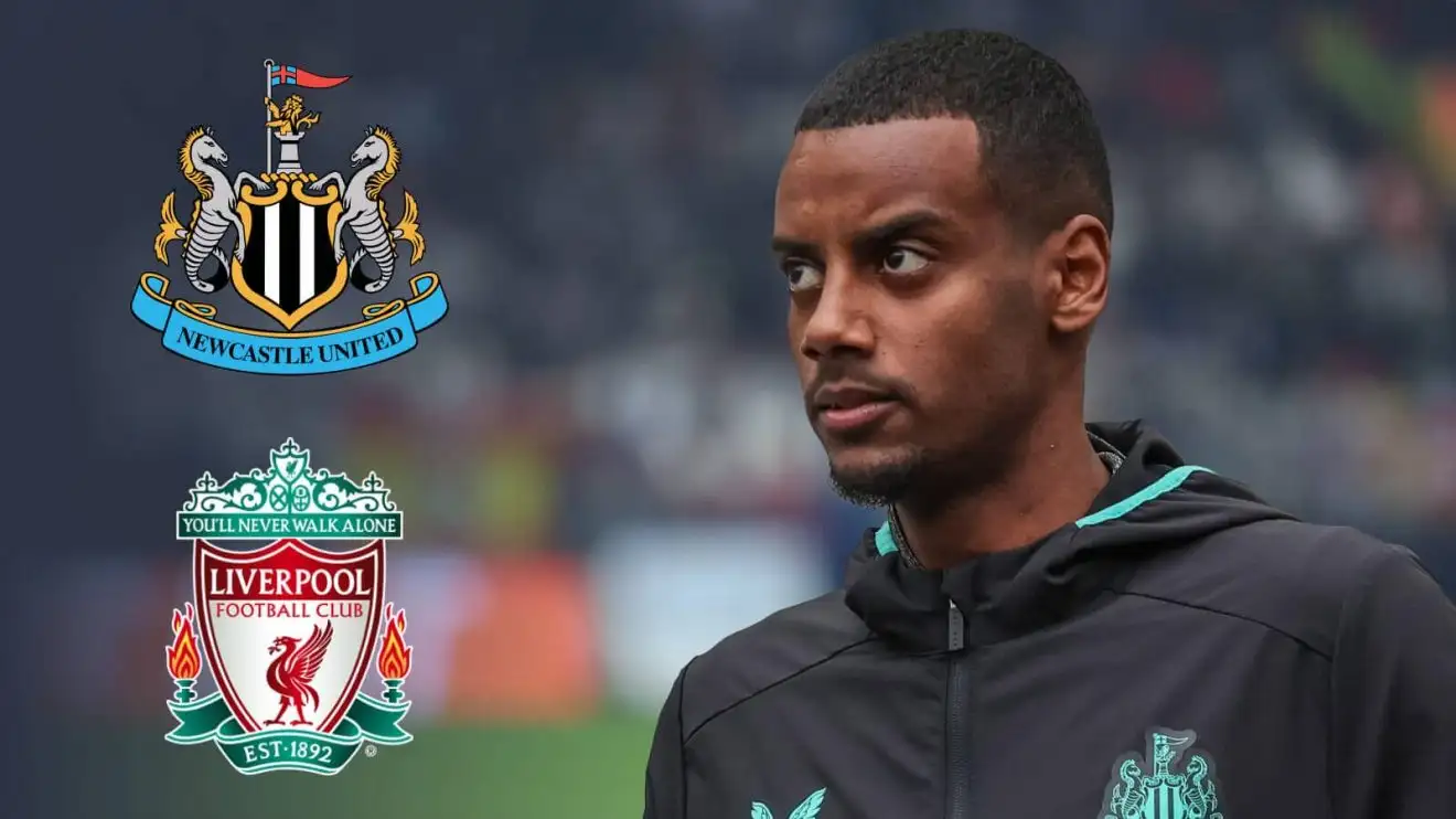 Newcastle striker Alexander Isak remains a top target for Liverpool this summer Newcastle striker Alexander Isak alongside the badges for Liverpool and Newcastle
