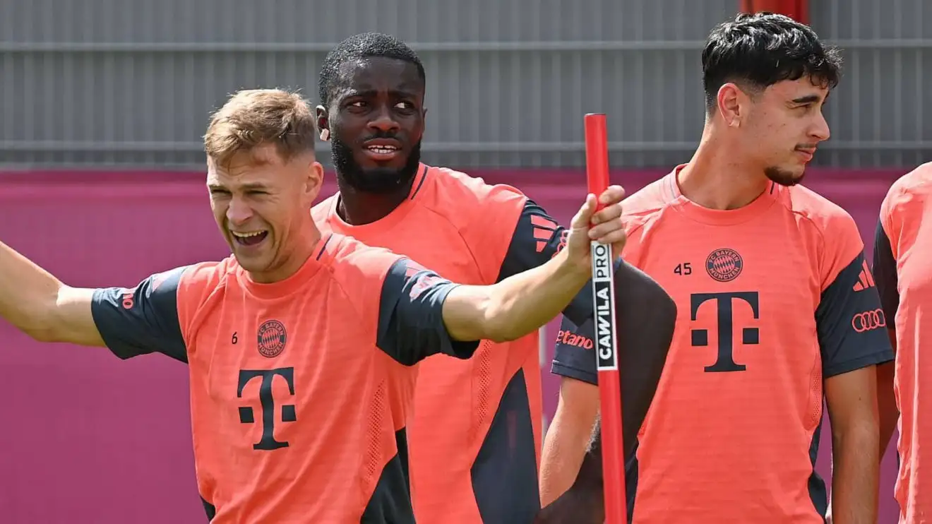 Bayern Munich stars Joshua Kimmich, Dayot Upamecano and Aleksandar Pavlovic Bayern Munich stars Joshua Kimmich, Dayot Upamecano and Aleksandar Pavlovic
