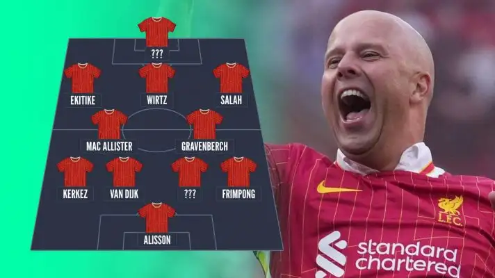 Arne Slot Liverpool team