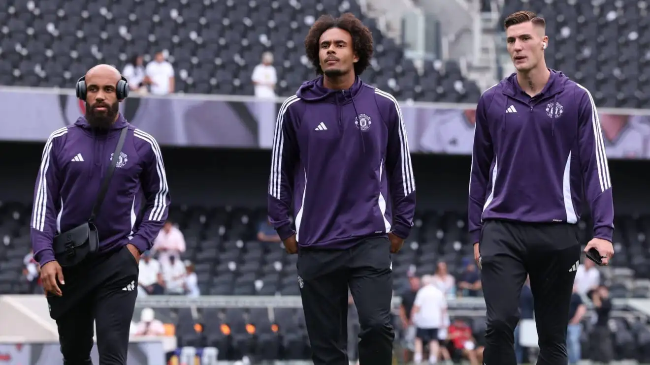 Man Utd attackers Bryan Mbeumo, Joshua Zirkzee and Benjamin Sesko Man Utd attackers Bryan Mbeumo, Joshua Zirkzee and Benjamin Sesko