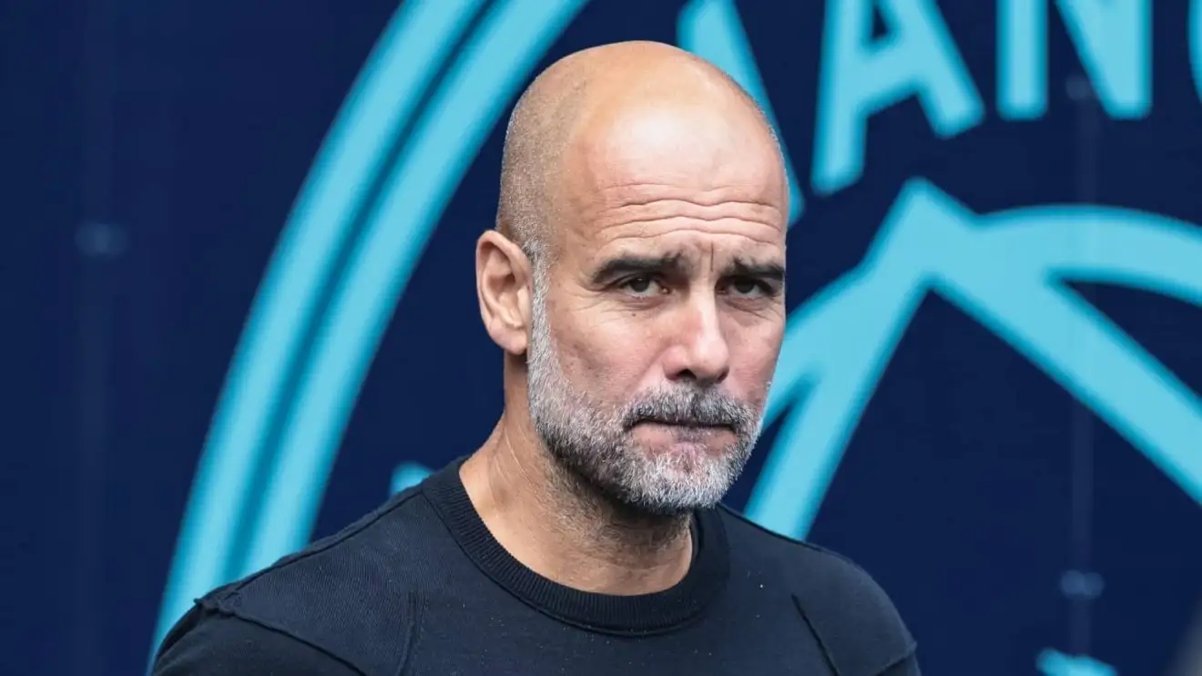 Man City boss Pep Guardiola Man City boss Pep Guardiola