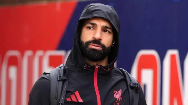 Liverpool star Mohamed Salah arrived at a Premier League clash against Crystal Palace at Selhurst Park