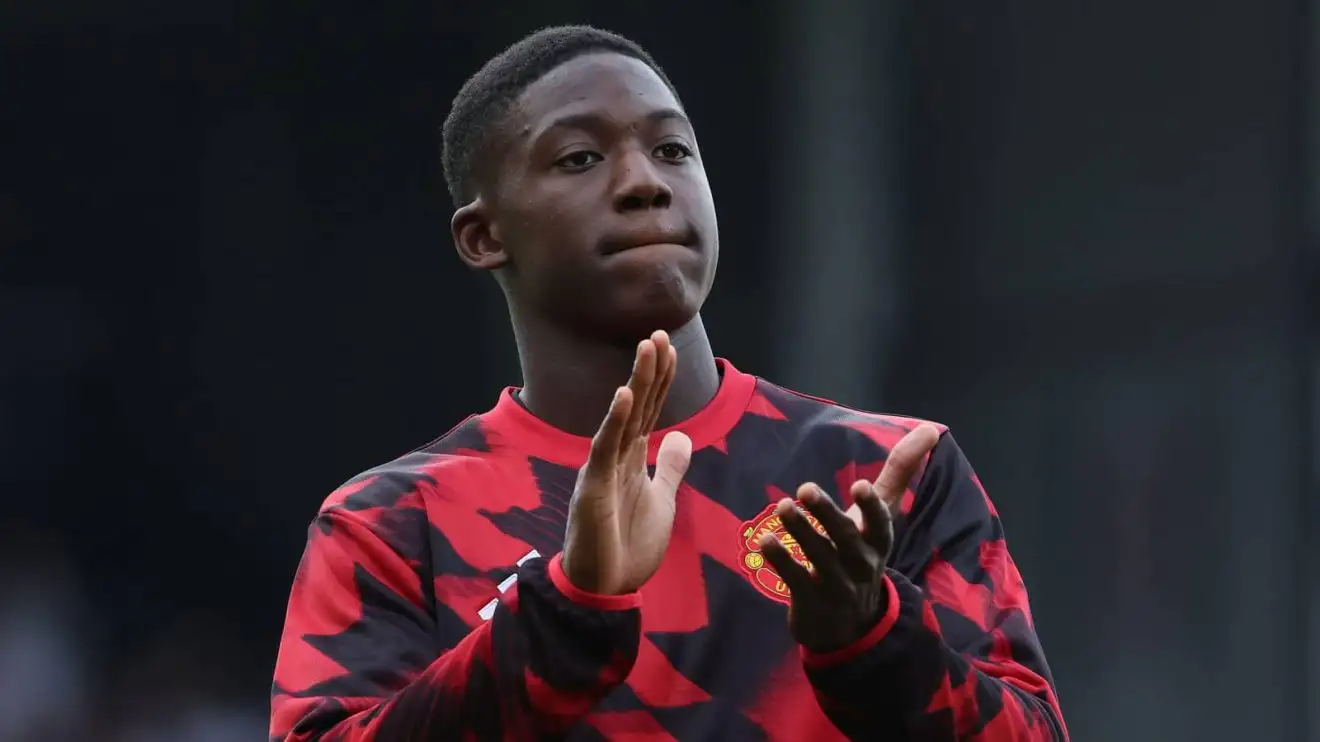 Man Utd midfielder Kobbie Mainoo Man Utd midfielder Kobbie Mainoo