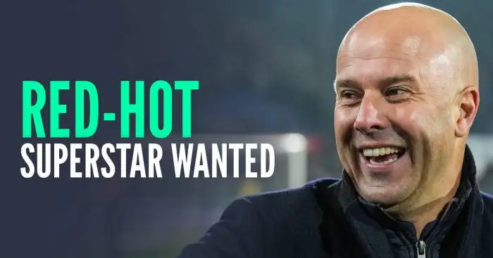 Liverpool manager Arne Slot is keen to sign £100m-rated star Antoine Semenyo Liverpool manager Arne Slot next to the words 'red-hot superstar wanted' in relation to interest in Bournemouth's Antoine Semenyo
