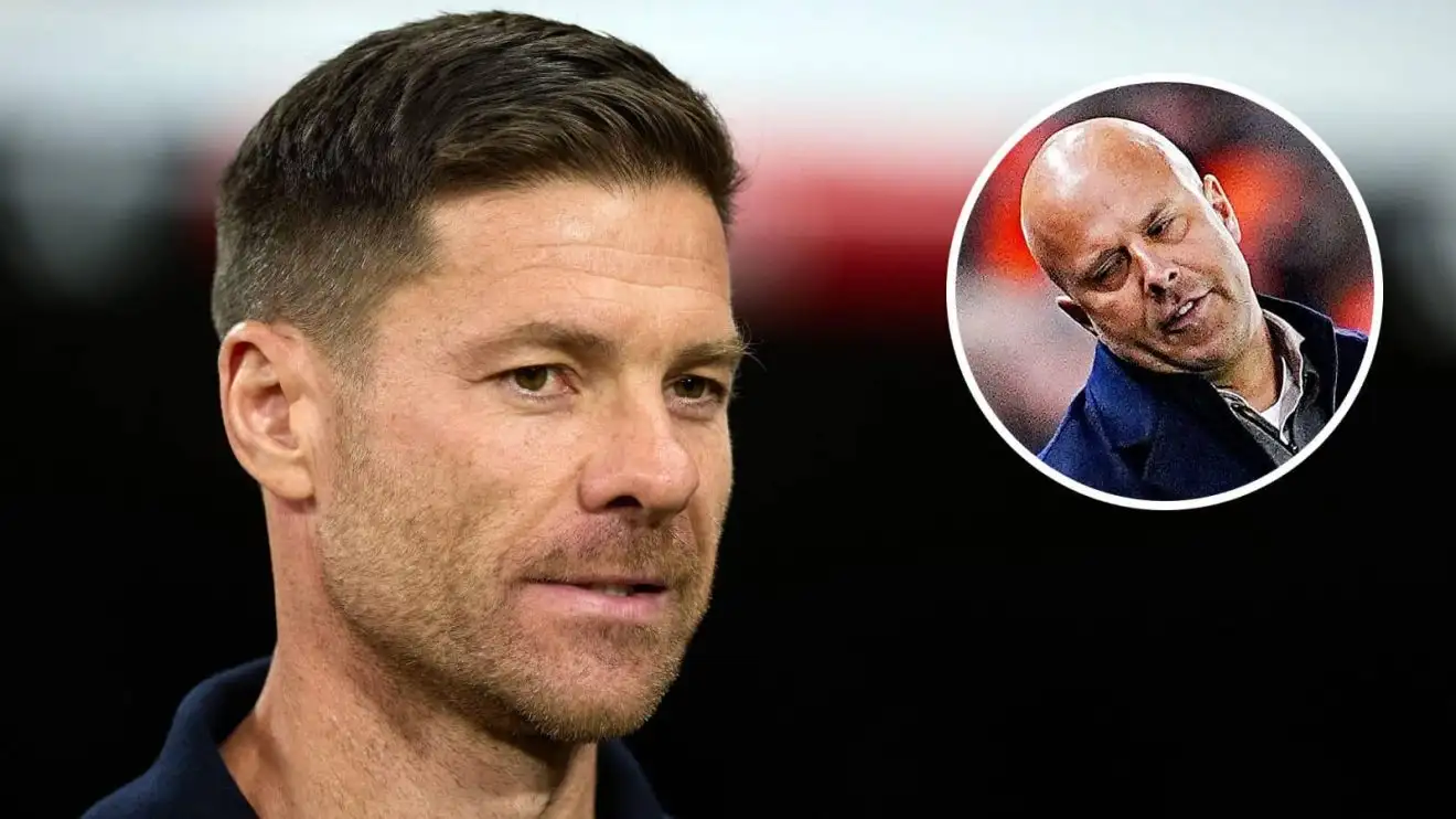 Real Madrid manager Xabi Alonso and Liverpool boss Arne Slot - copyright TEAMtalk
