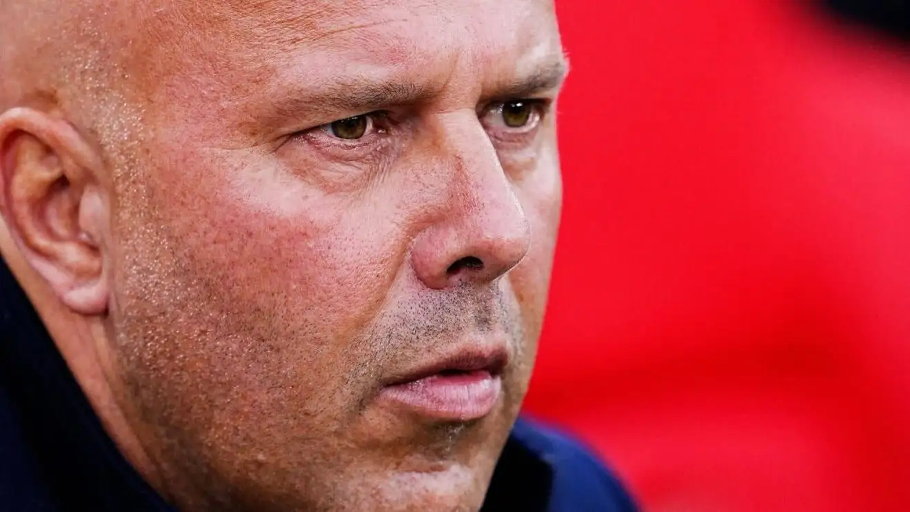 A close up photo of Liverpool manager Arne Slot A close up photo of Liverpool manager Arne Slot
