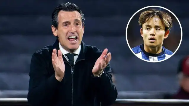 Unai Emery, Takefusa Kubo Aston Villa target