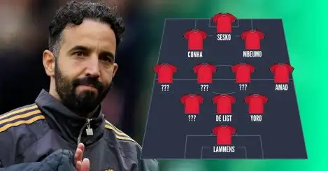 The dream Man Utd XI this time next year as Amorim celebrates anniversary in charge