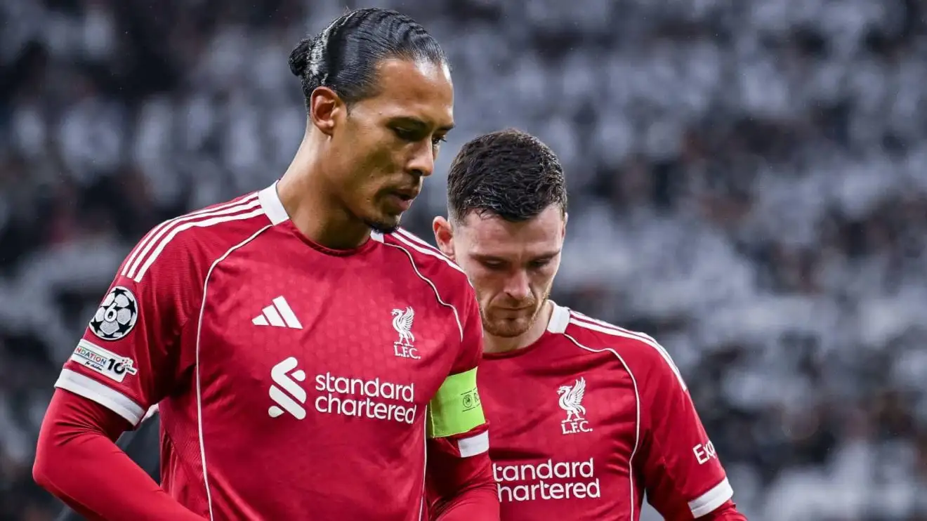 Liverpool defenders Virgil van Dijk and Andy Robertson Liverpool defenders Virgil van Dijk and Andy Robertson