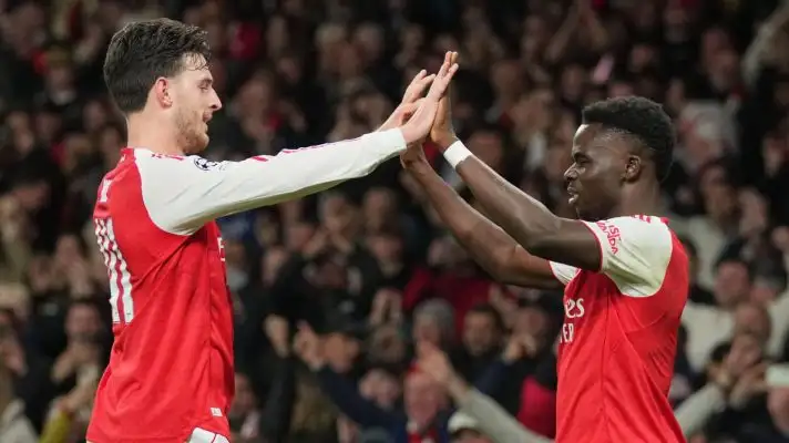 Declan Rice, Bukayo Saka Arsenal