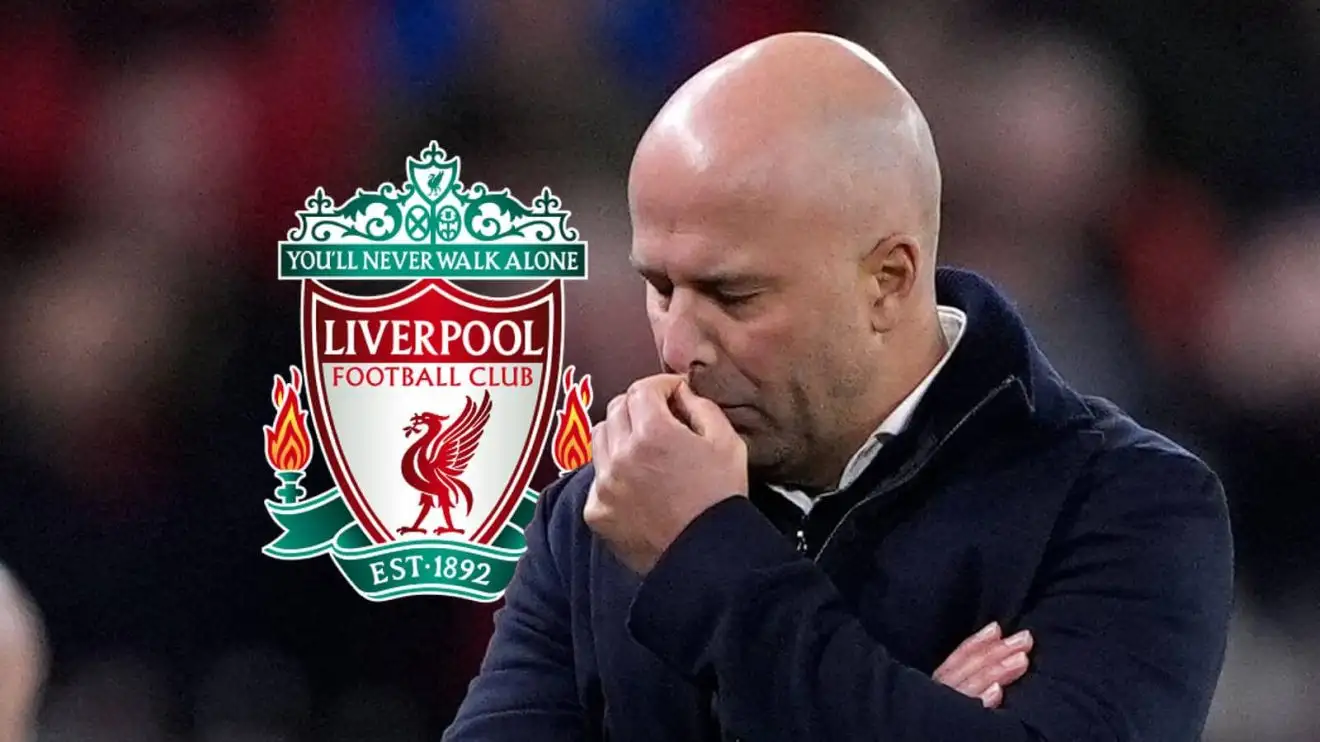 Arne Slot Liverpool boss Arne Slot Liverpool boss with badge