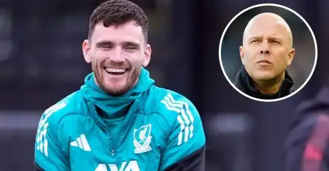 Arne Slot teases Tottenham over Liverpool exit for Andy Robertson: ‘Hard to say’