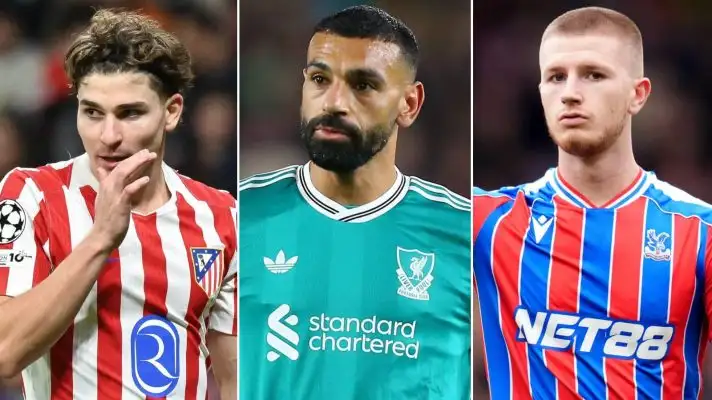Julian Alvarez; Mo Salah; Adam Wharton