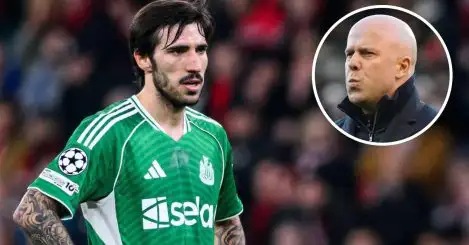 Sandro Tonali next destination revealed as Liverpool fight duo for Newcastle midfield maestro