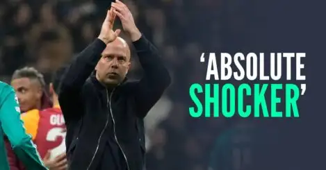 Arne Slot accused of ‘borderline negligence’ for keeping ‘shocking’ Liverpool star on the pitch in Galatasaray defeat