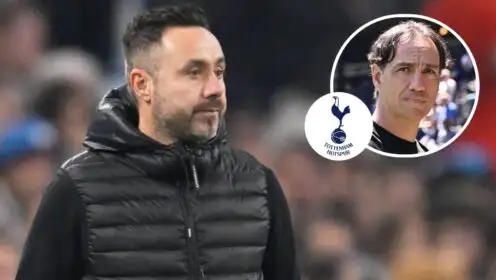 De Zerbi turns to World Cup winner to fix Tottenham defensive woes in major coaching coup