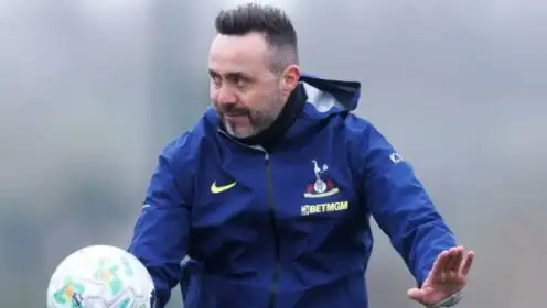Tottenham insider reveals ‘rave reviews’ from players on De Zerbi’s first training session