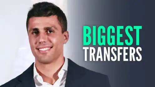 The 25 most expensive signings this summer: Where does Rodri to Barcelona rank?
