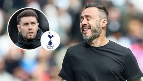 Outstanding Prem boss reaches decision on replacing De Zerbi at Tottenham despite Romano admission