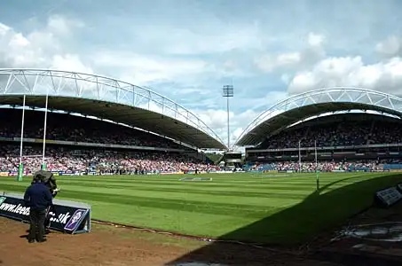 Exiles game at Galpharm Stadium