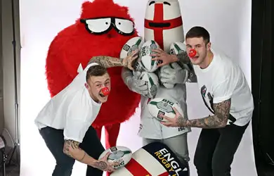 England Rugby League backs Red Nose Day