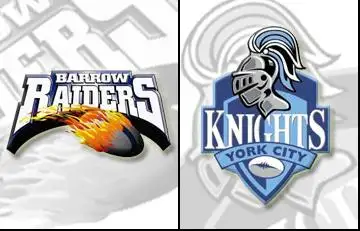 Result: Barrow Raiders 50-12 York City Knights