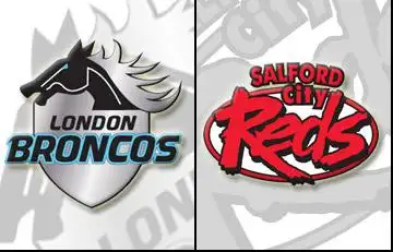 Result: London Broncos 30-44 Salford City Reds