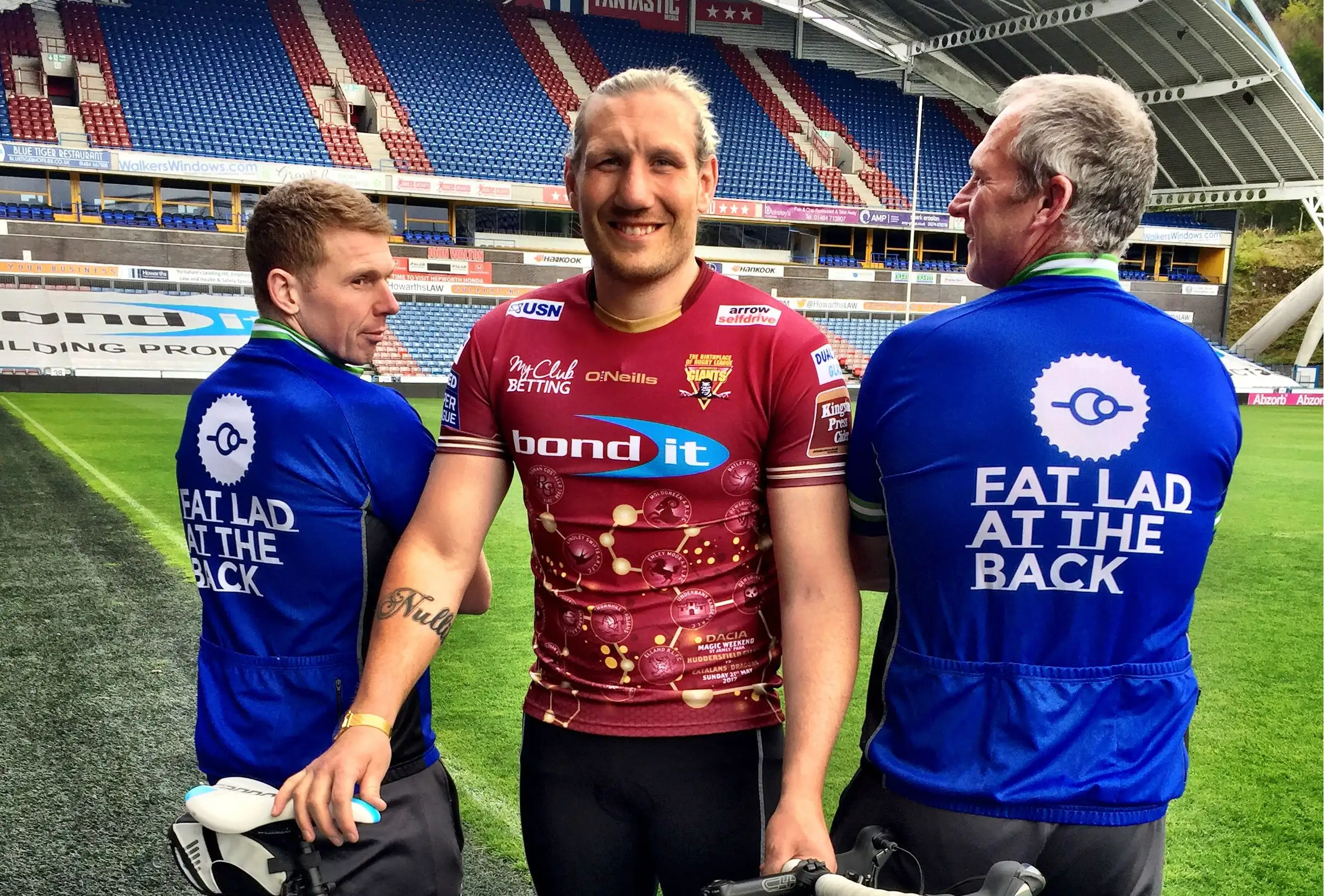 Fat Lad At The Back team up with Giants fundraisers