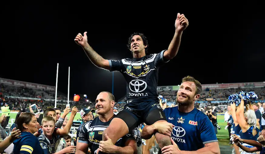 NRL round-up: Thurston admired in Townsville, Fusitu’a inspires Warriors, Dragons humiliated