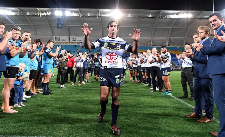 NRL round-up: Roosters win Minor Premiership, Oates bags four, Thurston waves goodbye