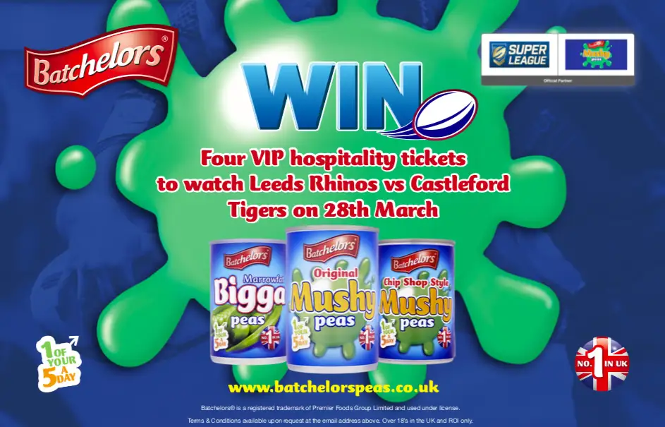 Batchelors Peas kicks off the season with five weeks of unmissable prizes!