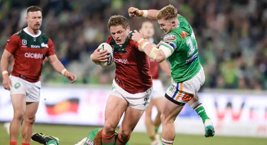 Brits Down Under: Rabbitohs go top, Hall makes debut & Dragons suffer heavy defeat