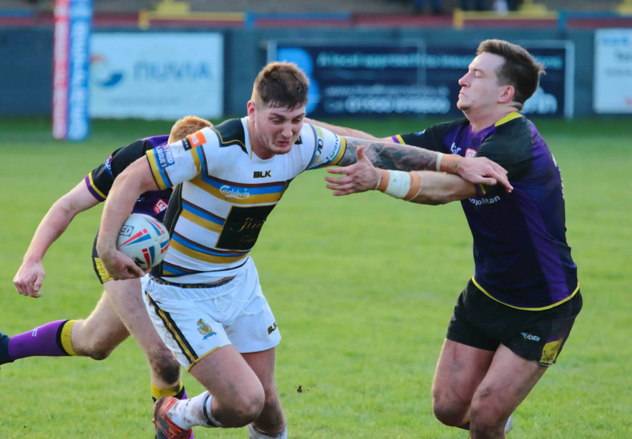 League 1 round-up: Whitehaven edge Oldham, Coventry shock London,14-try Doncaster rout West Wales