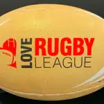 WIN | A special edition gold Love Rugby League Steeden ball
