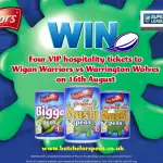 WIN | Four hospitality tickets to watch Wigan Warriors vs Warrington Wolves with Batchelors Peas!