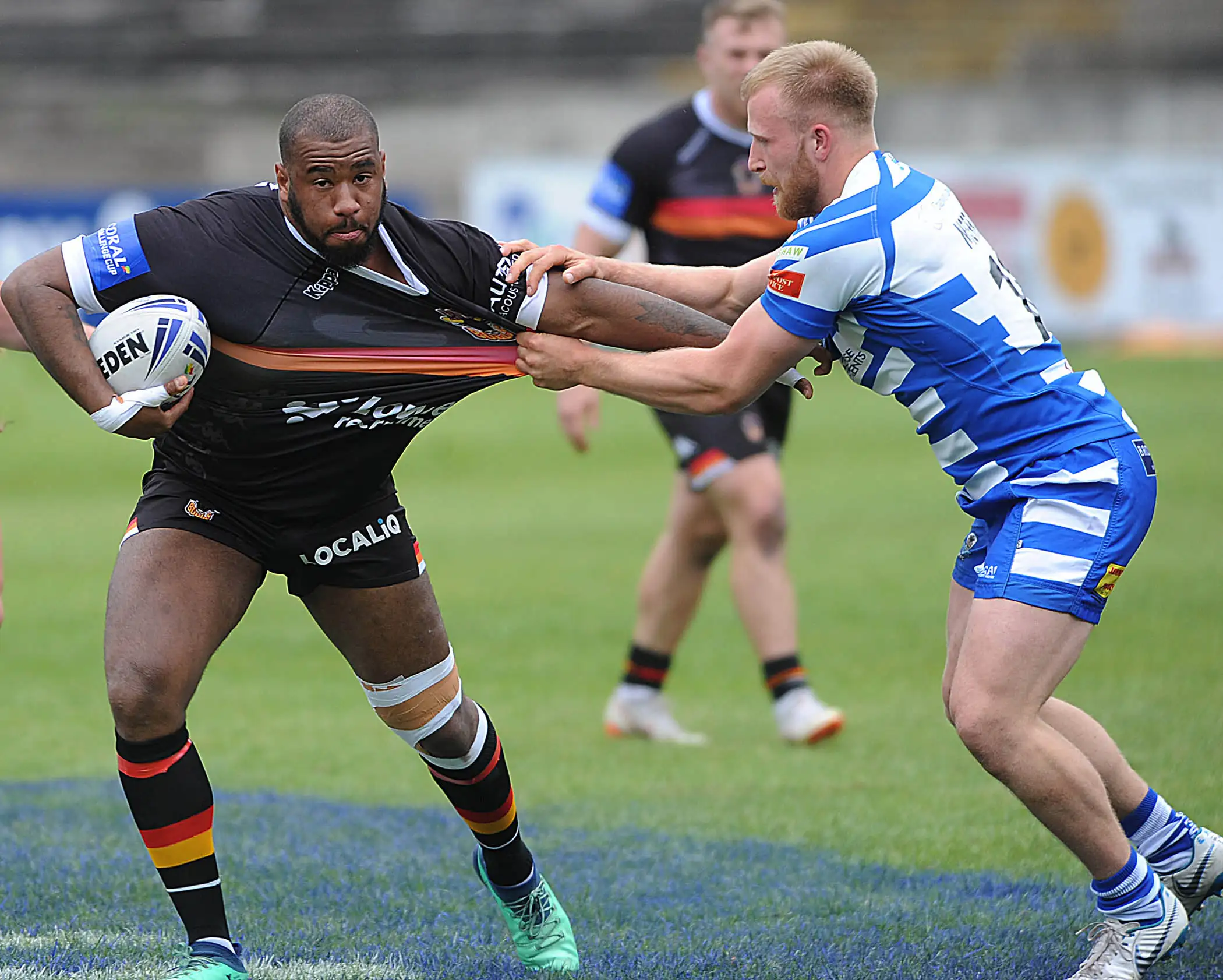 Ross Peltier in action for Bradford