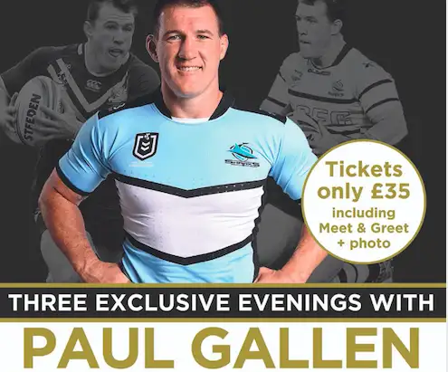 WIN | Tickets to an evening with Paul Gallen