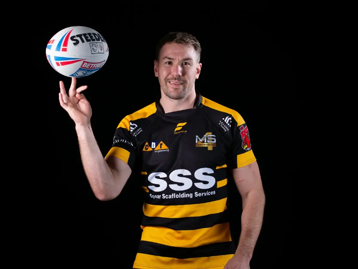 Michael Shenton testimonial shirt unveiled, featuring Love Rugby League