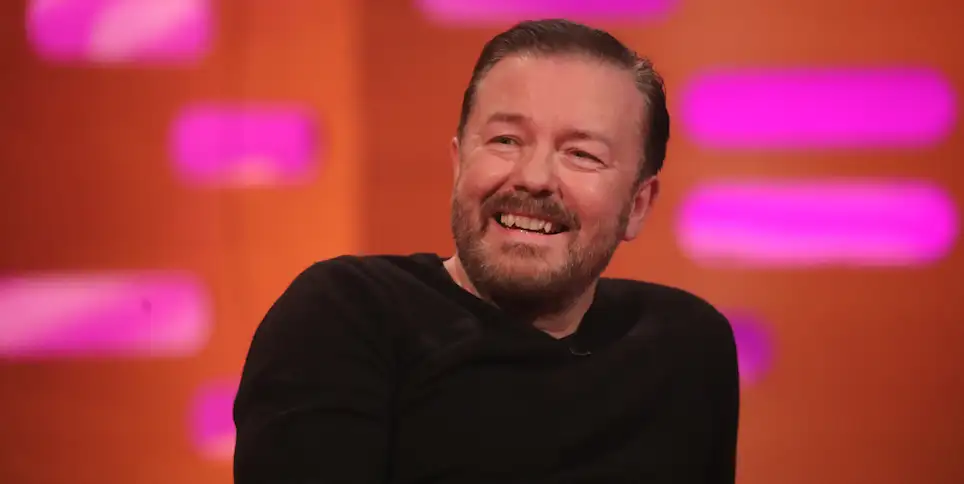 Ricky Gervais takes the mick out of Stevie Ward in support of Rob Burrow