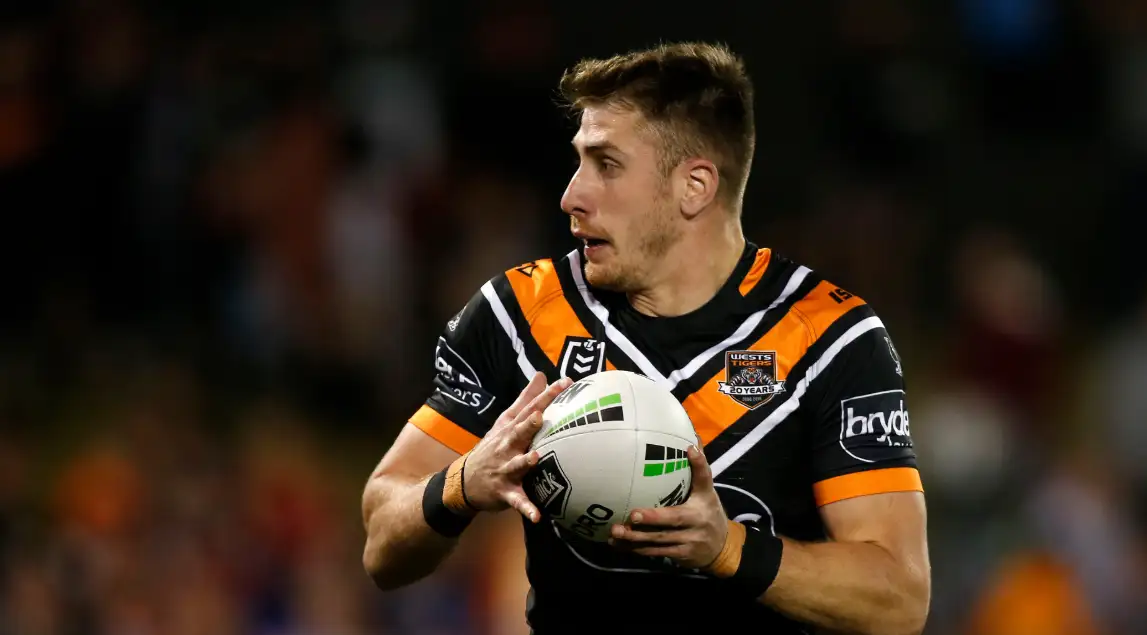 Wests Tigers centre sidelined with ankle injury