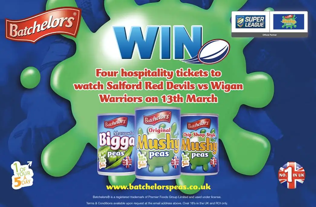 Batchelors Peas kicks off the season with five weeks of unmissable prizes!