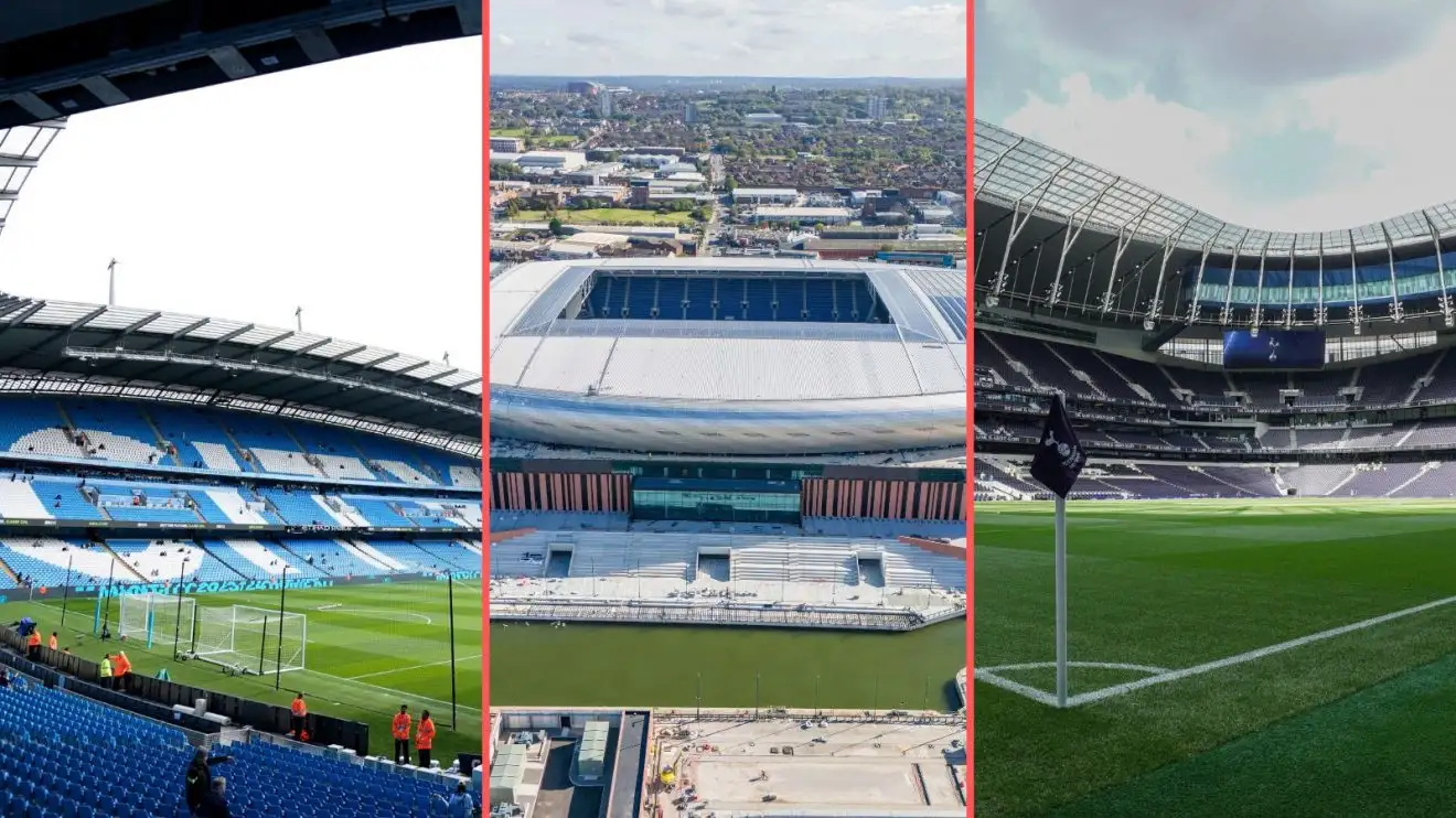 Etihad Stadium, Everton Stadium, Tottenham Hotspur Stadium